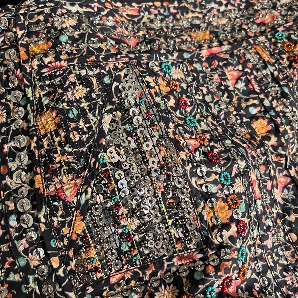 Free People Embellished Mini Skirt Size Large NWOT - Picture 4 of 8